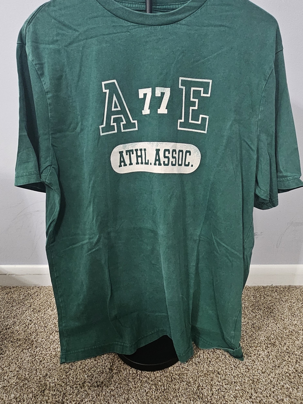 4 American Eagle Outfitters Green, Red, Light Blue & Gray Short Sleeve Tees - Picture 5 of 5